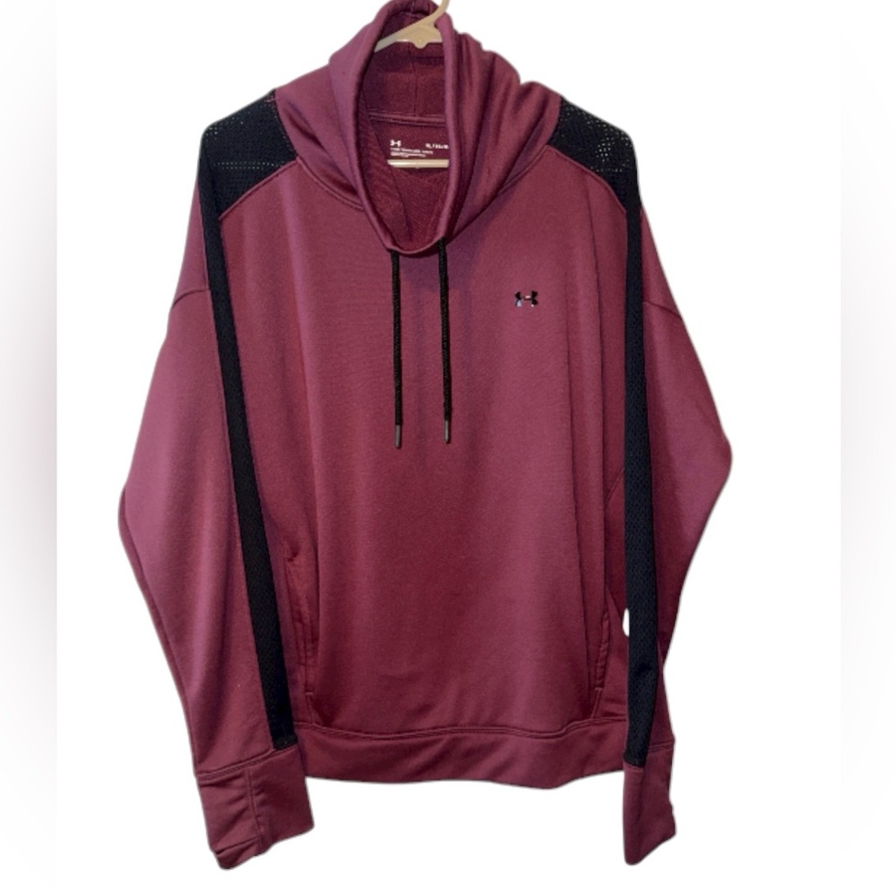 Under Armour Loose Fit Drawstring Cowl Neck Pullover, Size XL